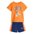 Conjunto Camiseta adidas Disney Mickey Mouse Infantil LARANJA