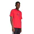 Camiseta adidas Motorsport Track Masculina VERMELHO