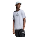Camiseta adidas Motorsport Track Masculina PRATA
