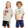 Camiseta adidas Disney Mickey Mouse Infantil BRANCO