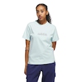 Camiseta adidas Cozy Holiday Feminina AQUA