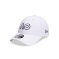 Boné New Era 9Forty AO26 Branded Core Performance Aba Curva Masculino BRANCO