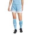 Opção de cor AZUL CLA/BRANCO de Short adidas Squadra 25 Feminino