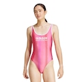 Maiô adidas Tiro U-Back Feminino ROSA/BRANCO