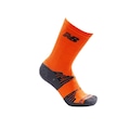 Meias New Balance Performance Run Cano Longo Adulto LARANJA/PRETO