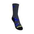 Meias New Balance Performance Run Cano Longo Adulto CINZA CLA/AZUL