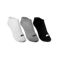 Kit Meias New Balance Cano Invisível com 3 Pares - Feminina BRANCO/PRETO