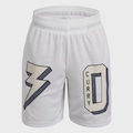 Shorts de Basquete Under Armour Curry Sig Infantil BRANCO