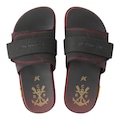 Chinelo Kenner Flamengo Kivah Slide Masculino PRETO