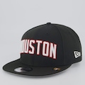 Boné Aba Curva New Era NBA Houston Rockets 950 Unissex PRETO
