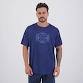 Camiseta Topper Treino Print Plus Size Masculina AZUL