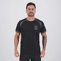 Camisa Do Flamengo Scored Raglan Masculina PRETO