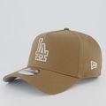 Boné Aba Curva New Era MLB Los Angeles Dodgers 940 Unissex BEGE