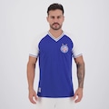 Camisa Bahia Retrô Raglan Masculina AZUL