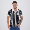 Camisa Do Atlético Mineiro Retrô 1924 Cordinha - FutFanatics - Masculina PRETO