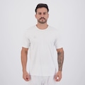 Camiseta Topper Regular Fit UV50 Masculina BRANCO