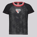 Camisa Do São Paulo Tranca - FutFanatics - Infantil PRETO