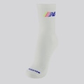 Meia Cano Alto New Balance Graphic Feminina BRANCO