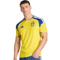 Camiseta Suécia I 26/27 Torcedor adidas Masculina AMARELO