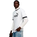 Camiseta PUMA Essentials Striped Masculina BRANCO