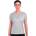 Camiseta Mizuno Spark Big Logo 2 Feminina CINZA