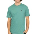 Camiseta Quiksilver Transfer Square SM26 Masculina VERDE