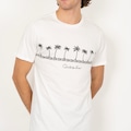Camiseta Quiksilver Summer Palms SM26 Masculina BRANCO