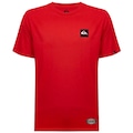 Camiseta Quiksilver Emb Square SM26 Masculina VERMELHO