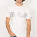 Camiseta Quiksilver Big Block SM26 Masculina BRANCO