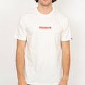 Camiseta Quiksilver Clicker Logo DNA SM26 Masculina BRANCO