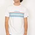 Camiseta Quiksilver Banner SM26 Masculina BRANCO