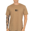 Camiseta RVCA Amini Balance Box SM26 Masculina CAQUI