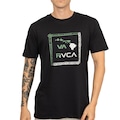 Camiseta RVCA Bamboo Chain SM26 Masculina PRETO