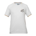 Camiseta do Santos Raglan Bench Braziline Masculina BRANCO