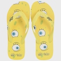 Chinelo Lost x Bob Esponja Masculino AMARELO