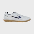 Chuteira Futsal Adulto Topper Boleiro VI BRANCO/AZUL ESC