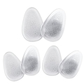 Kit Palmilha Gold Sports GEL-Confort Plus - Antimicrobiano - 3 Pares TRANSPARENTE