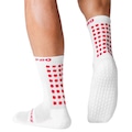 Meia Esportiva Futebol Grip Draft - ProSocks - 1 Par BRANCO/VERMELHO
