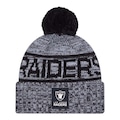Boné New Era Sport Knit Las Vegas Raiders Sideline Masculino PRETO