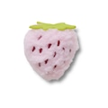 Jibbitz™ Morango Rosa de Pelúcia BRANCO