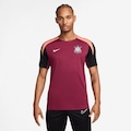 Camiseta Corinthians Nike Strike Treino Masculina VINHO/PRETO
