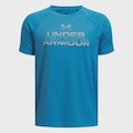 Camiseta de Treino Under Armour Tech Split Infantil AZUL