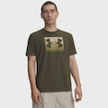 Camiseta de Treino Under Armour Boxed Sports Masculina VERDE