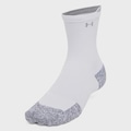 Kit Meias de Corrida Under Armour Run Cushion com 3 Pares - Adulto BRANCO