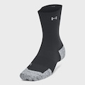 Kit Meias de Corrida Under Armour Run Cushion com 3 Pares - Adulto PRETO