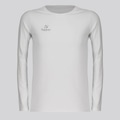 Camiseta Térmica Manga Longa Topper Classic UV50 Infantil BRANCO