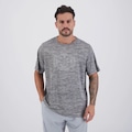 Camiseta Topper Treino Print Plus Size Masculina PRETO