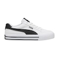 Tênis Puma Court Classic Vulc FS Feminino BRANCO/ROXO