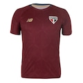 Camisa New Balance São Paulo Treino 2025/26 Masculina VERMELHO