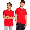 Camiseta adidas Essentials Infantil VERMELHO